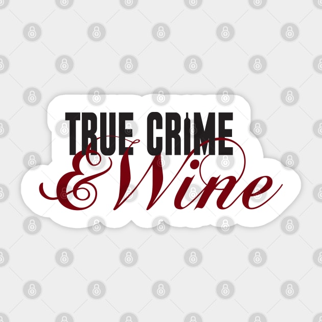 True Crime Sticker by Laura Contarino